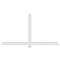 Ekena Millwork Eugene Architectural Grade PVC Gable Bracket, 84"W x 45 1/2"H x 4"D x 4"F, 13/12 Pitch GBP084X46X0404EUG00 - alternate 5